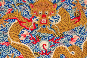 Dettaglio tempio cinese