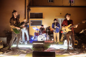 Foto di musicisti al Giardino Buonamici